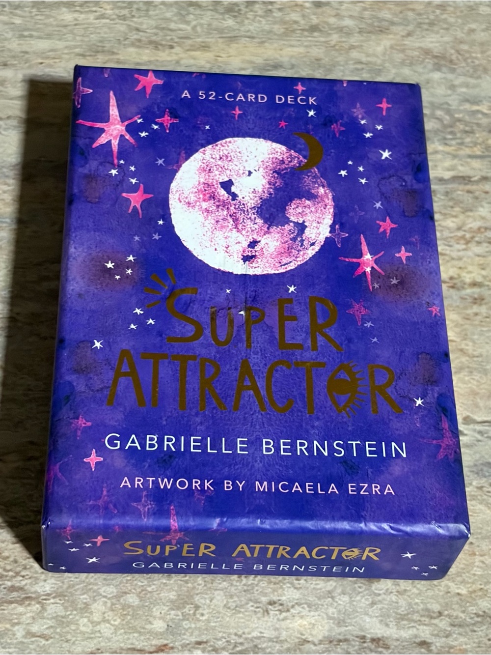 Super Attractor 52-Card Deck by Gabrielle Bernstein - Purple/Pink